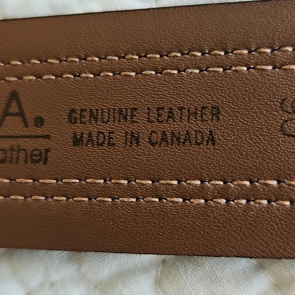 BOSCA Men's Black Leather Dress Belt Sz 36 - Picture 6 of 13